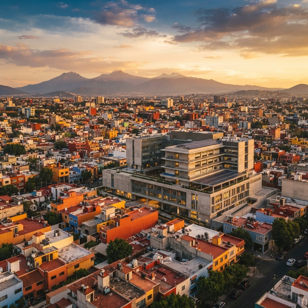 Partner hospital skyline in Mexico City, Mexico